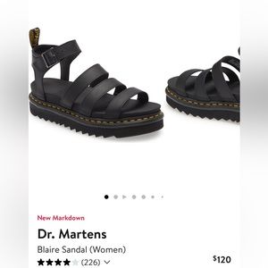 EUC Dr. Martens Blair Sandal Size 6